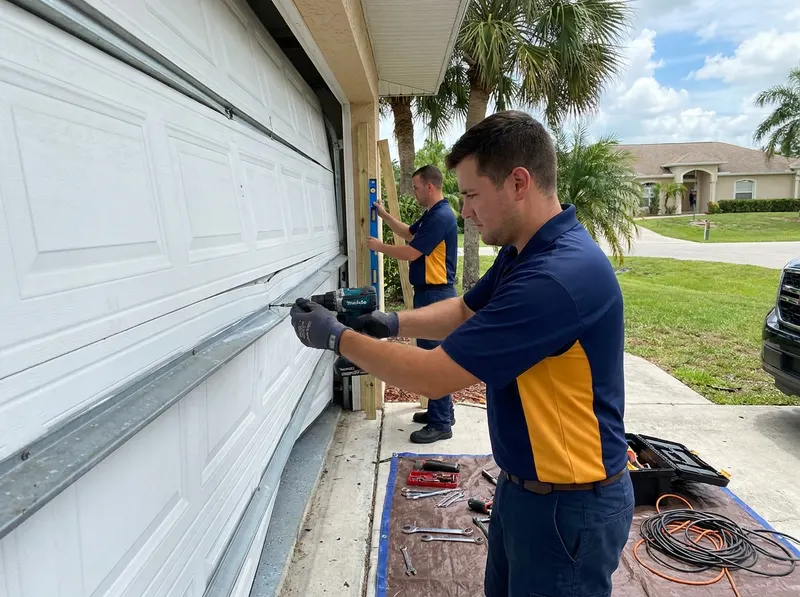 Storm-Damaged Garage Door Repair in Panama City, FL